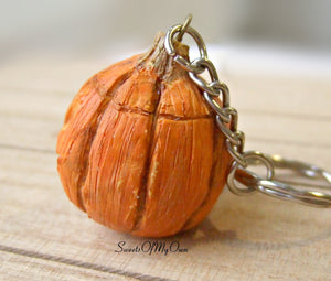 Pumpkin Jack-O'-Lantern Charm (3.5cm in size) - Necklace/Charm/Keychain - MTO