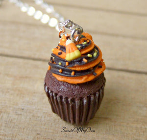 Halloween Cupcake Charm - Necklace/Charm/Keychain - MTO