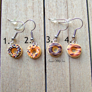 Halloween Doughnut Earrings - Dangle Earrings - MTO