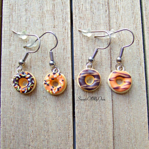 Halloween Doughnut Earrings - Dangle Earrings - MTO