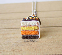 Thumbnail for Halloween Cake Slice Charm - SweetsOfMyOwn