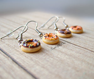 Halloween Doughnut Earrings - Dangle Earrings - MTO