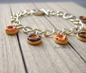 Halloween Doughnut Charm Bracelet - MTO
