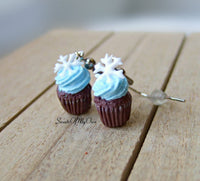 Thumbnail for Winter Cupcake - Dangle Earrings - MTO