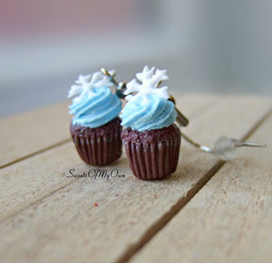Winter Cupcake - Dangle Earrings - MTO