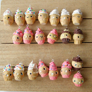 Kawaii Cupcake Charm - Choose Your Style - SweetsOfMyOwn
