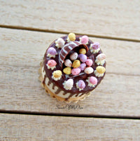 Thumbnail for MTO - Vanilla Easter Cake Miniature - Doll House 1:12 Scale - Made in the UK - SweetsOfMyOwn