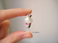 Thumbnail for Christmas Sundae Charm - Necklace/Charm/Keychain - MTO