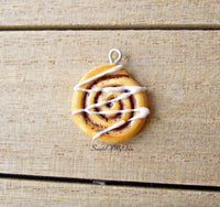Thumbnail for Cinnamon Swirl Charm - Charm/Necklace/Keychain - MTO