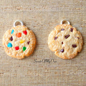 Cookie Charm (small) Chocolate/Rainbow - SweetsOfMyOwn
