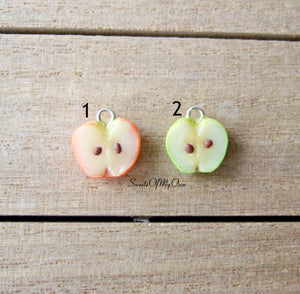 Apple Half Charm (small) - SweetsOfMyOwn