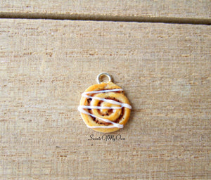Cinnamon Swirl Charm (small) - Charm/Necklace - MTO