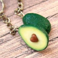 Thumbnail for Avocado Heart BFF Charms - Set of 2 Halves - SweetsOfMyOwn