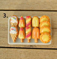 Thumbnail for Miniature Summer Biscuit Set 1:12 Scale - Choose Your Set - SweetsOfMyOwn