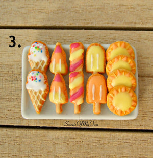 Miniature Summer Biscuit Set 1:12 Scale - Choose Your Set - SweetsOfMyOwn