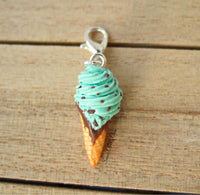Thumbnail for Mint Chocolate Chip Ice Cream Charm - SweetsOfMyOwn