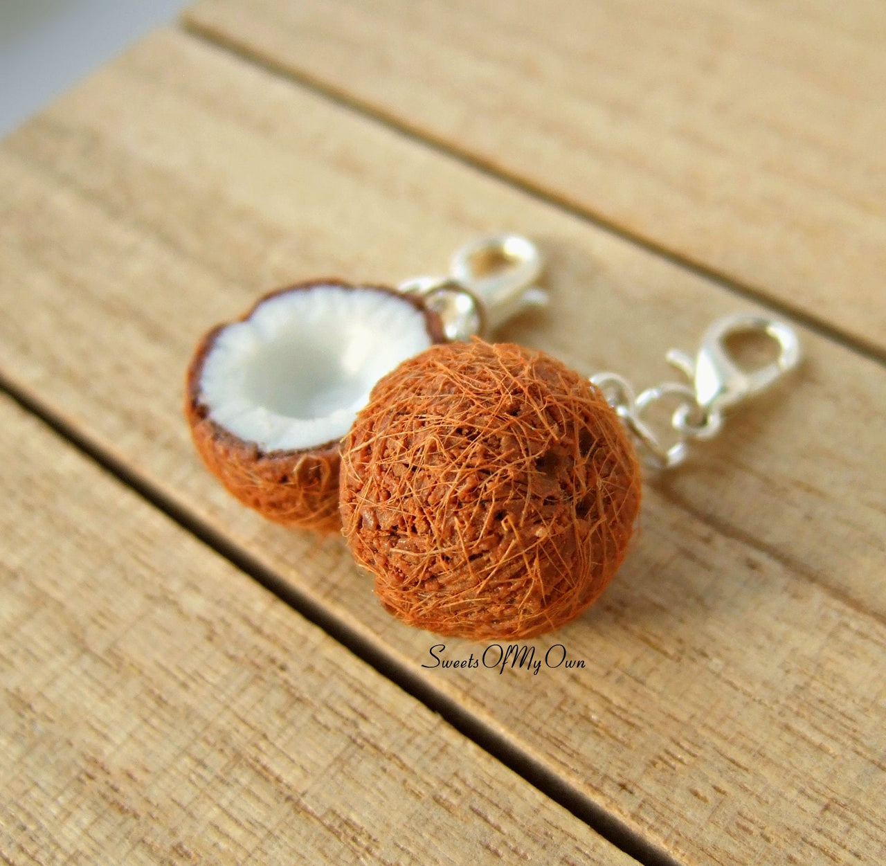 Coconut BFF Halves Charm Set - Necklace/Charm/Keychain - MTO