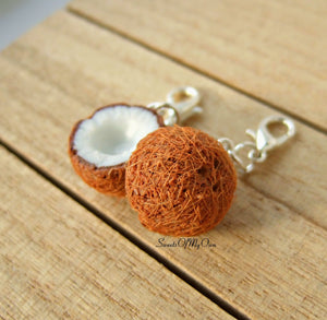 Coconut BFF Halves Charm Set - Necklace/Charm/Keychain - MTO