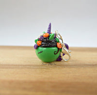 Thumbnail for Green Witch Unicorn Hot Chocolate Drink Charm - SweetsOfMyOwn