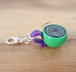 Green Witch Unicorn Mug with Cobweb Latte Art Charm - SweetsOfMyOwn