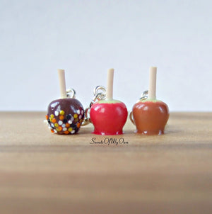 Chocolate Apple with Halloween Confetti Charm - SweetsOfMyOwn