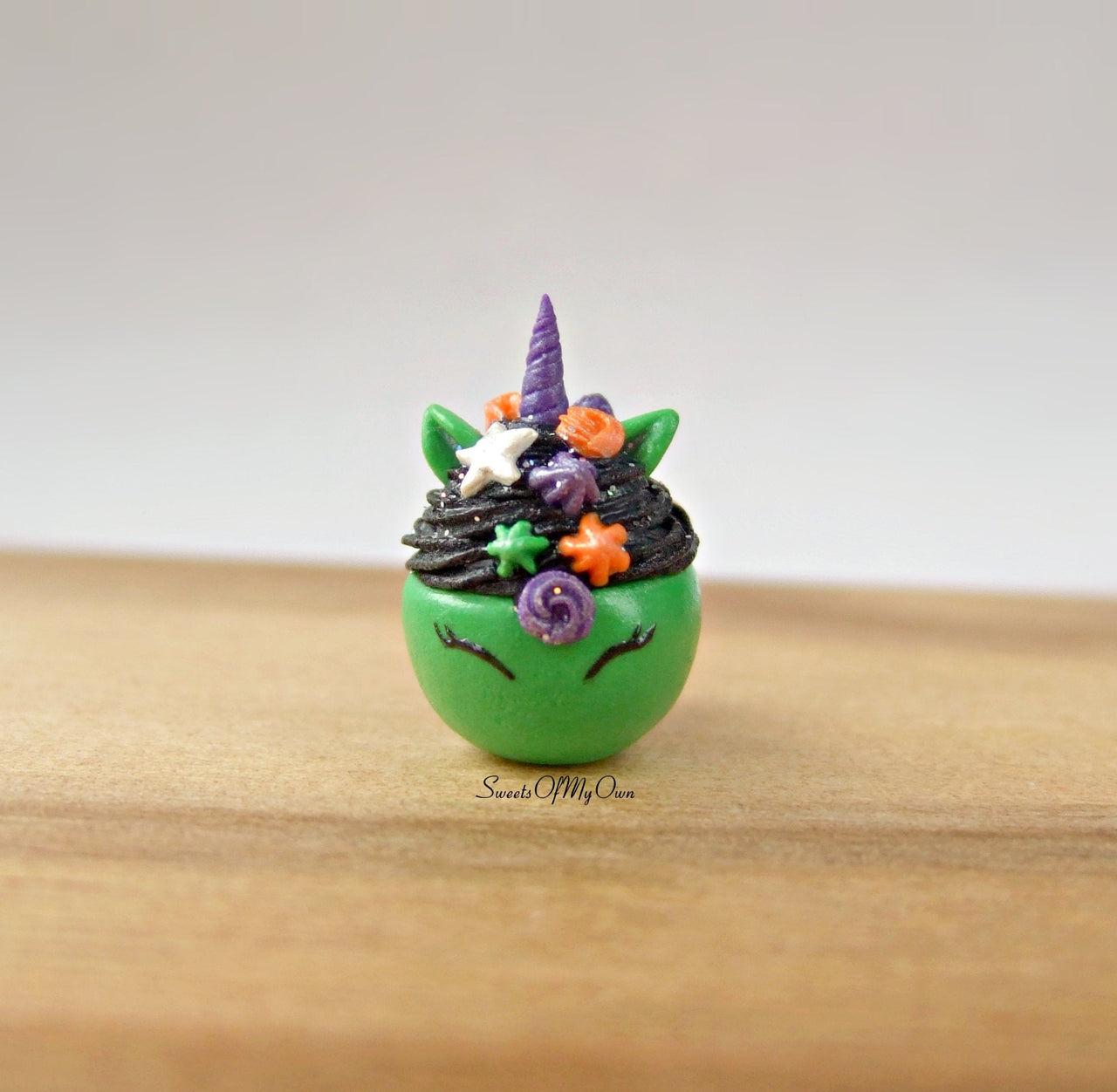 Green Witch Unicorn Hot Chocolate Miniature 1:12 Scale - SweetsOfMyOwn