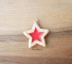 Star Jam Biscuit Charm - SweetsOfMyOwn
