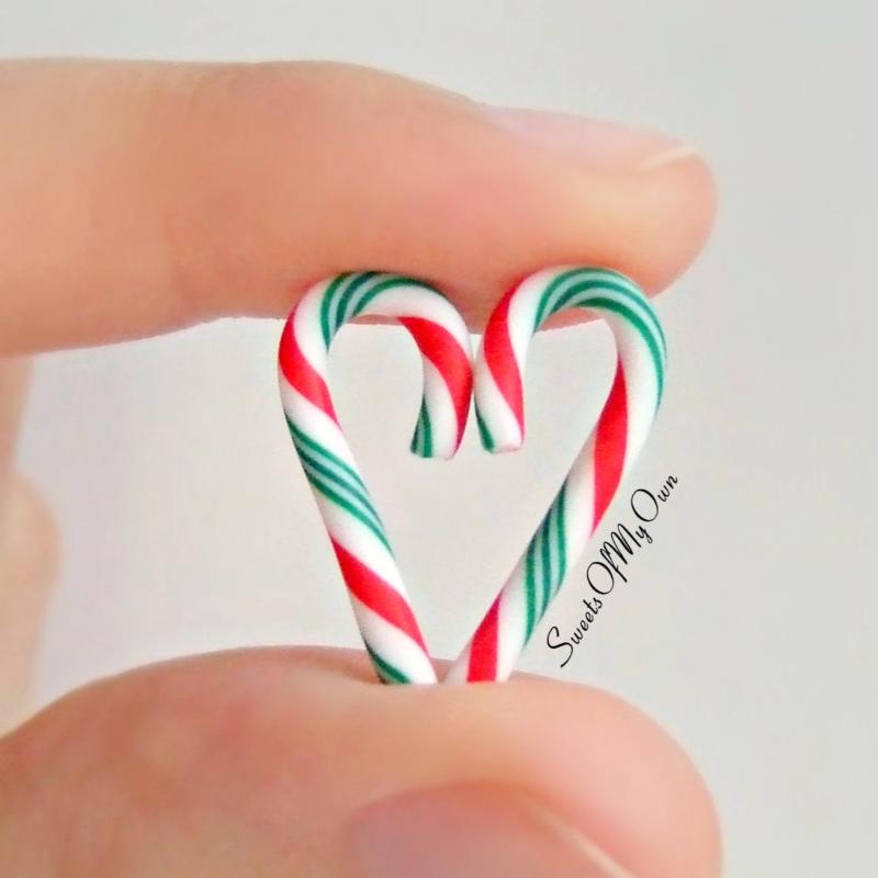Candy Cane Dangle Earrings (Red, White and Green) - SweetsOfMyOwn