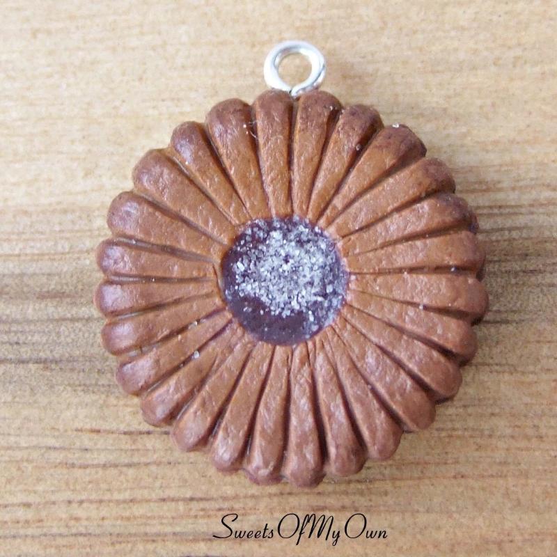 Chocolate Sugar Biscuit Charm - SweetsOfMyOwn