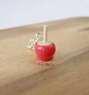 Red Toffee Apple Charm - SweetsOfMyOwn