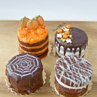 Thumbnail for Cobweb Chocolate Icing Cake Miniature 1:12 Scale - SweetsOfMyOwn