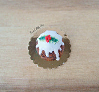 Thumbnail for Miniature Christmas Pudding 1:12 Scale - SweetsOfMyOwn