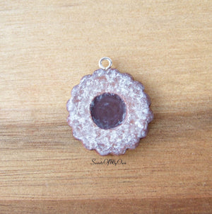 Round Chocolate Filled Biscuit Charm - SweetsOfMyOwn