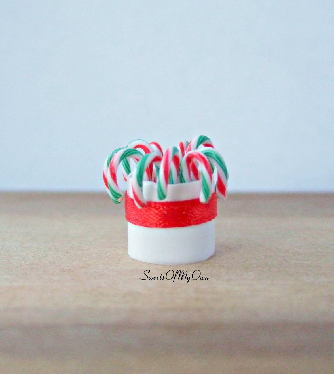 Miniature Candy Cane Display 1:12 Scale - SweetsOfMyOwn