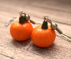 Pumpkin Dangle Earrings - MTO