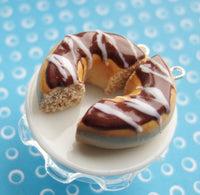 Thumbnail for Chocolate Donut Halves - x2 Halves BFF Charms