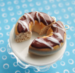 Chocolate Donut Halves BFF Charms - Necklace/Charm/Keychain - MTO