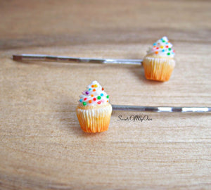 Vanilla Cupcakes - Hair Clips