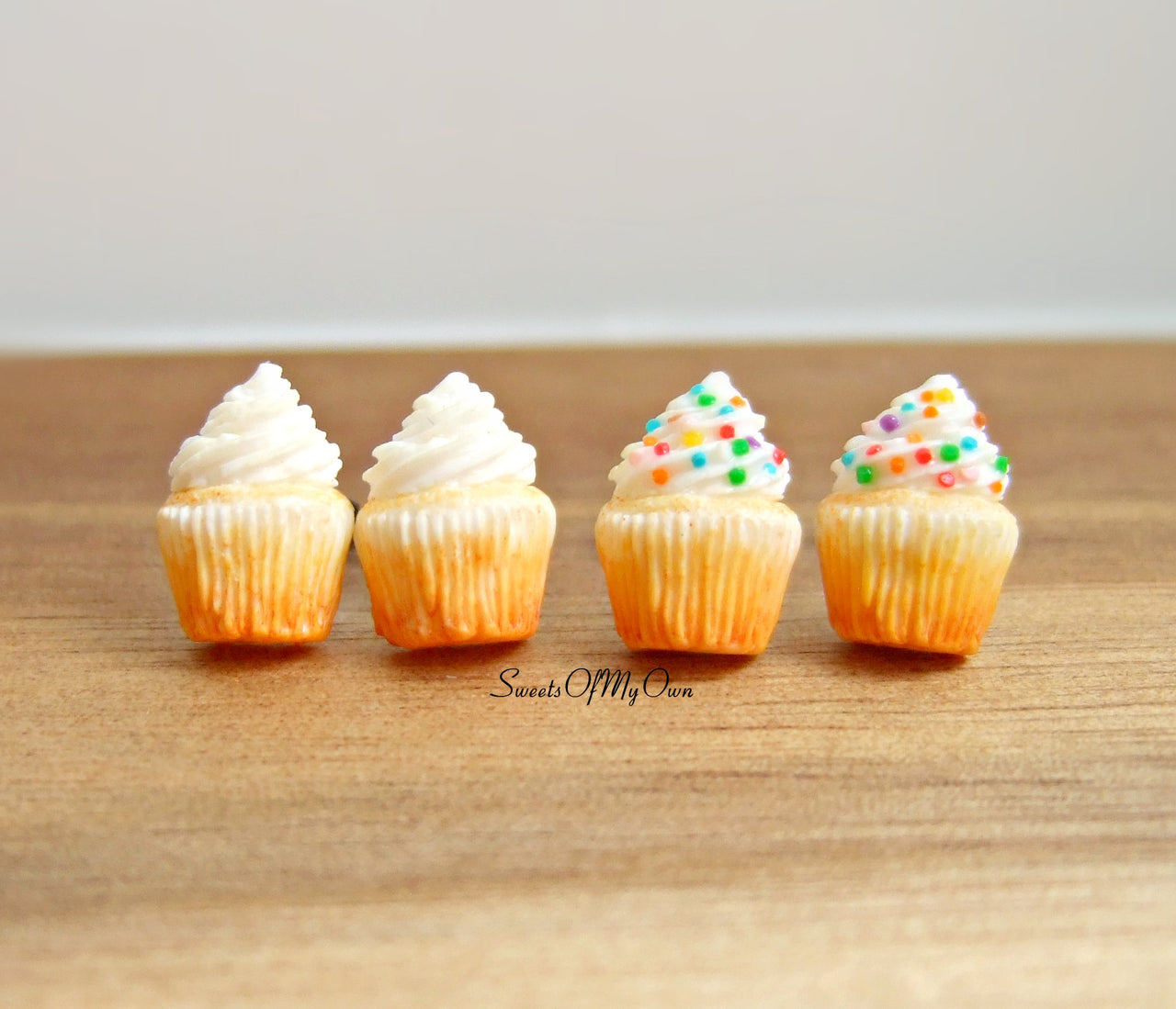 Vanilla Cupcakes - Stud Earrings