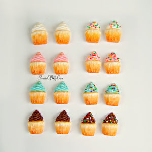 Vanilla Cupcakes - Hair Clips