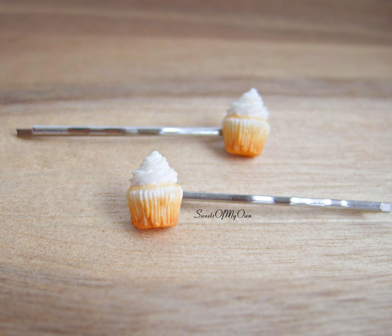 Vanilla Cupcakes - Hair Clips
