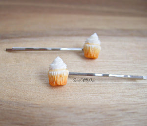Vanilla Cupcakes - Hair Clips