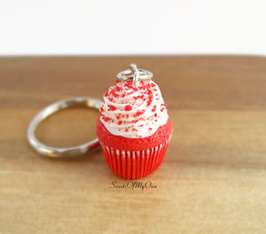 Red Velvet Cupcake Charm