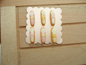 Miniature Eclairs Spring Flower Theme - Doll House 1:12 Scale
