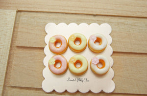 Miniature Doughnuts Spring Flower Theme - 1:12 Scale