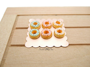 Miniature Doughnuts Mini Egg Theme - Doll House 1:12 Scale