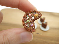 Thumbnail for Double Chocolate Cake with Whole and Crushed Mini Eggs - Miniature 1:12 Scale