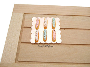 Miniature Eclairs Mini Egg Theme - Doll House 1:12 Scale