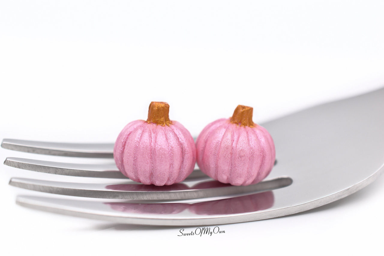 Sparkle Pumpkin Stud Earrings - Choose Your Style