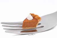 Thumbnail for Pumpkin Pie Slice Charm - Necklace/Charm/Keychain